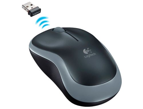 Rato logitech optico sem fios nano receptor m185 cinza , LOGITECH , 155119 , 5099206027275